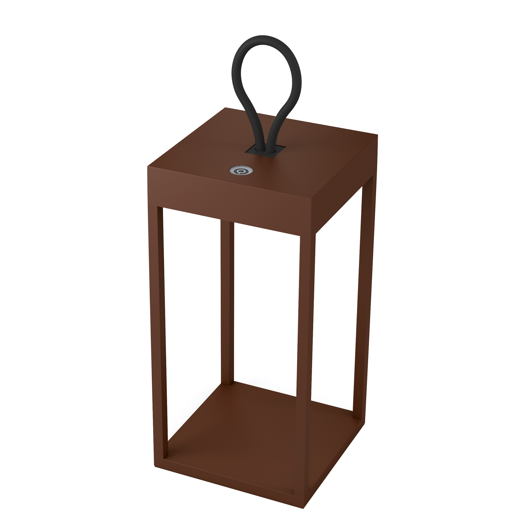 Tafellamp buiten Carlo Touch Cortenstaal LED met A...